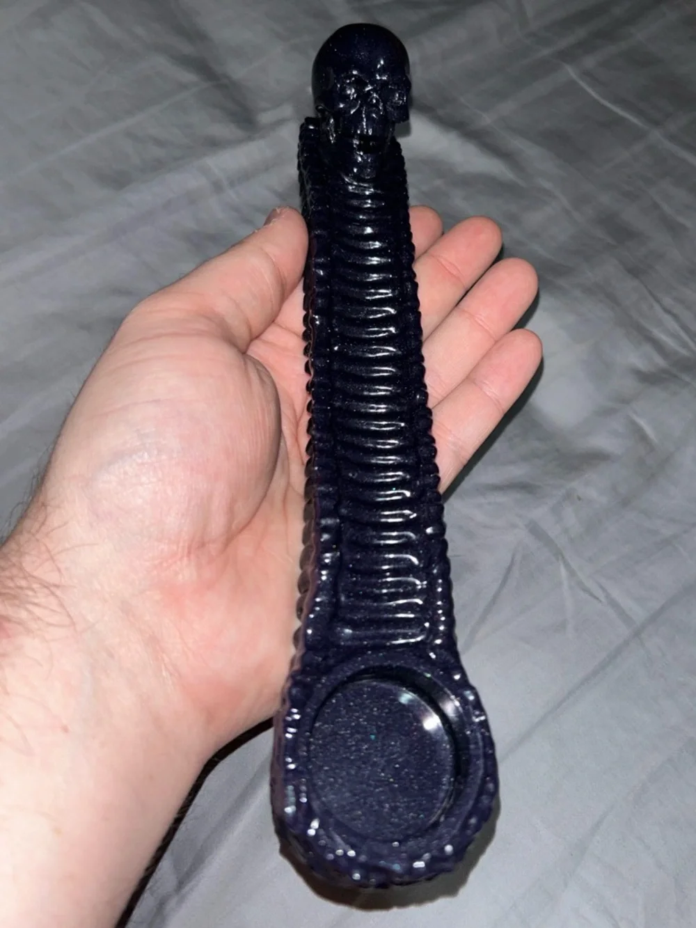 Handmade dark purple